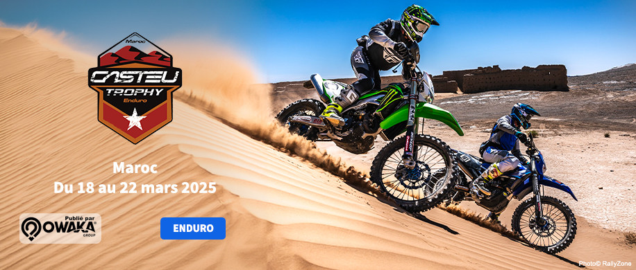 Enduro au Maroc : le Casteu Trophy l'aventure à faire en duo à Merzouga en mars 2025 