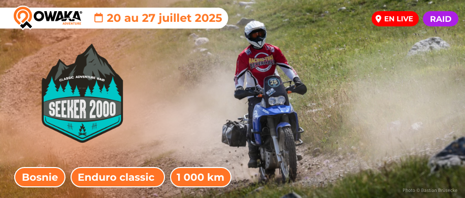 Seeker Raid 2025 en live sur Owaka ! Live tracking Seeker Raid