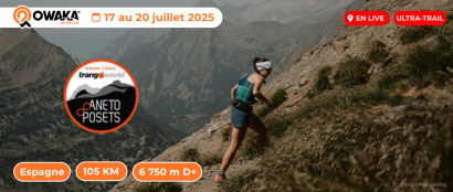 Gran Trail de l'Aneto-Posets 2025 maintenant en live tracking