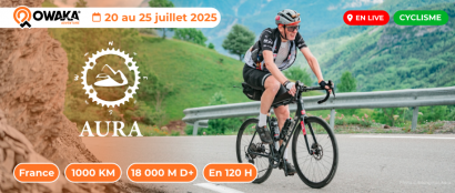 Visionnez le live tracking du BikingMan Aura 2025 dès maintenant sur Owaka !