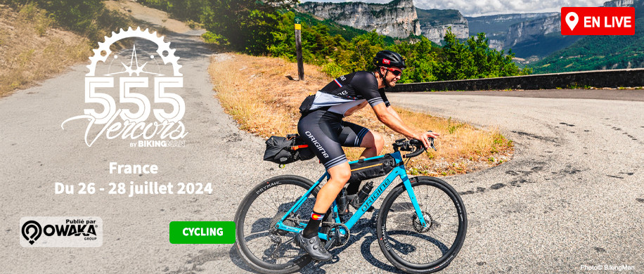 BikingMan 555 Vercors Live Tracking 2024