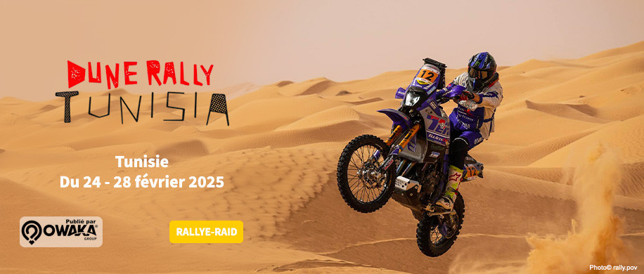 Rallye Raid en Tunisie : Dune Rally pour les motos et SSV info et programme pour l'édition 2025