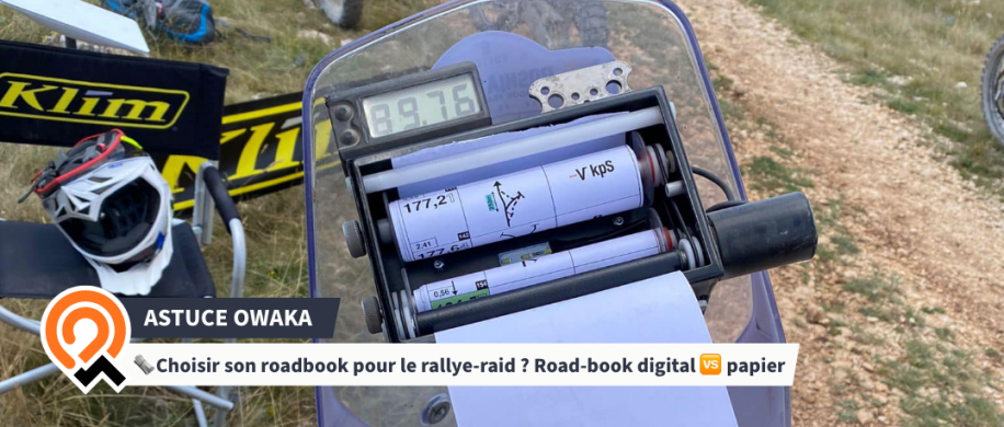 🗞️ Choisir son roadbook pour le rallye-raid ? Roadbook digital VS roadbook papier 