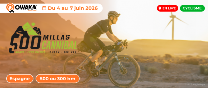 Suivez le live tracking de l'aventure gravel 500 y 300 Millas Cannibal 2026