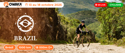 BikingMan Brazil 2025 c'est maintenant en live sur Owaka !
