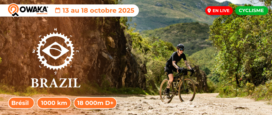 BikingMan Brazil 2025 c'est maintenant en live sur Owaka !