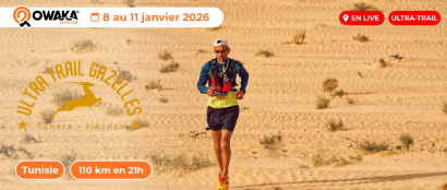 Suivez le Live Tracking de l'Ultra Trail des Gazelles Sahara pour 110km non stop !