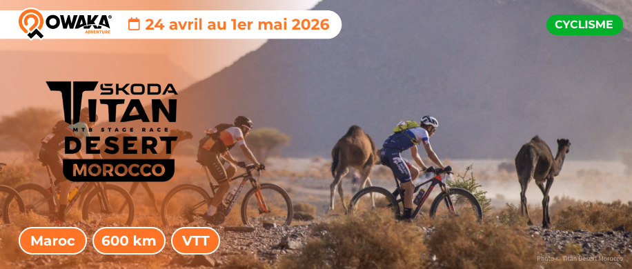 Une course de VTT dans le désert : Škoda Titan Desert Morocco pour 600 km de challenge à vélo