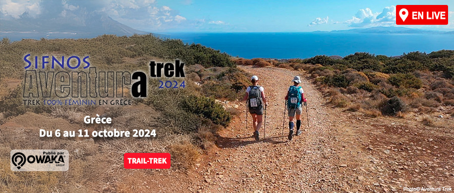 Sifnos Aventura Trek 2024 en live sur Owaka 