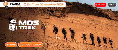 MDS Trek Maroc 2026 : suivez le trek du Marathon des Sables en live tracking avec Owaka Live