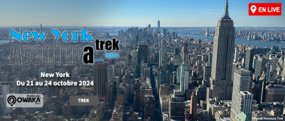 New York Aventura Trek 2024 en live sur Owaka