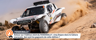 FenekRally 2024 : résultats et vainqueurs de ce rallye-raid dans les dunes du Sahara