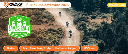 Lamas Rally Monviso : un rallye-raid moto italien avec navigation au roadbook 