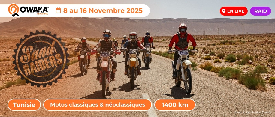 SandRaiders Tunisie c'est maintenant en live sur Owaka !