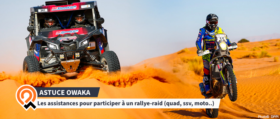 Les assistances pour participer à un rallye-raid. Guide et conseils