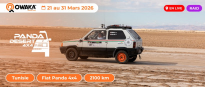 Panda Desert 4x4 Tunisie c'est maintenant en live sur Owaka !	