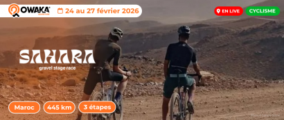Top départ du Sahara Gravel 2026 : c'est maintenant en live !