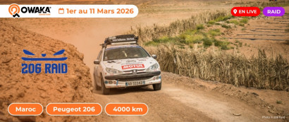 Le 206 Raid : c'est maintenant en live sur Owaka !