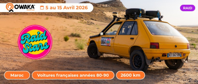 Raid Stars : le nouveau raid vintage au Maroc rendant hommage aux voitures françaises des années 80 et 90