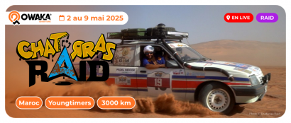 Le Chatarras Raid revient pour sa deuxième édition 2025 et c'est maintenant en live sur Owaka !
