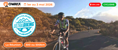 Top départ du live tracking Ultra Biking Réunion avec Owaka !