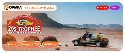 Le raid 205 Trophée revient en 2025 et c'est maintenant sur Owaka !