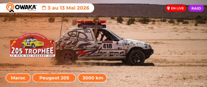 Le raid 205 Trophée est en direct sur Owaka Live !