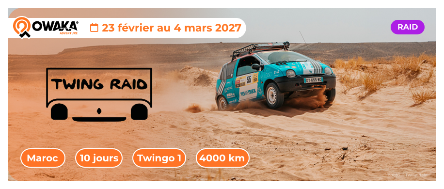 🏁 Twing Raid 2027 : Partez à l’aventure au Maroc au volant de votre Twingo 1 !
