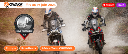 De Rome à Istanbul avec Honda Adventure Roads 2025 : c'est maintenant en live sur owaka !