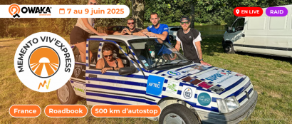 Top départ du raid Memento Viv'Express 2025 : Suivez le live tracking avec Owaka !