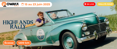Top départ du Highlands Rally 2025 : suivez cette épopée automobile écossaise sur Owaka !