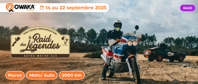 Raid des légendes Maroc 2025 : naviguez dans l'esprit d'antan en moto ou auto !