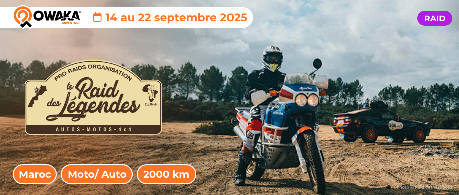 Raid des légendes Maroc 2025 : naviguez dans l'esprit d'antan en moto ou auto !
