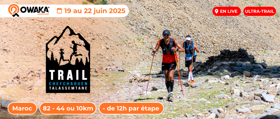 Top départ du Trail Chefchaouen Talassemtane 2025 : c'est maintenant en live sur Owaka !