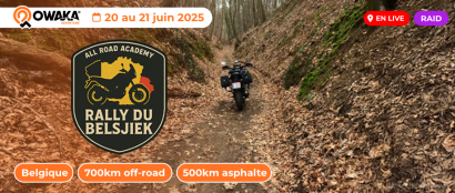Rally Road du Belsjiek 2025 : c'est maintenant en live sur Owaka !