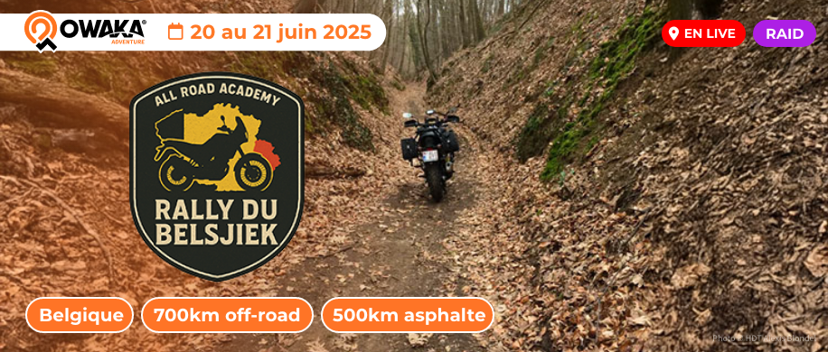 Rally Road du Belsjiek 2025 : c'est maintenant en live sur Owaka !