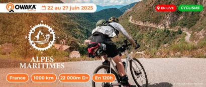 1000km en moins de 120h : c'est le Bikingman Alpes-Maritimes qui prend son départ en live sur Owaka