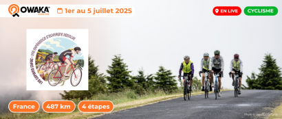 Objectif Auvergne 2025 : 4 étapes itinérantes et exigeantes à vélo maintenant en live sur owaka !