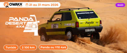 Panda Desert 4x4 Tunisie 2026 : Inscriptions ouvertes - 50 places disponibles !