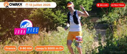 Suivez la trace GPS des participants de l'ultra trail Jurapics 2025 en live