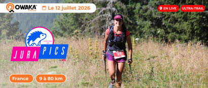 Suivez la trace GPS des participants de l'ultra trail Jurapics 2026 en direct !