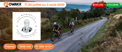 La Bernadette, l'épreuve d'ultracycling de 1000 kms dans les Vosges c'est maintenant en live !
