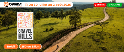 Gravel Hills : une aventure cycliste de 250 ou 550 km en autonomie au Brésil en live sur Owaka !