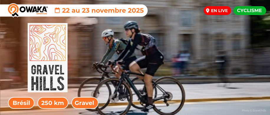 Gravel Hills : une aventure cycliste de 250 km en autonomie au Brésil en live sur Owaka !