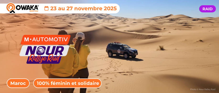 Aventure 100% féminine et solidaire dans le désert marocain avec Nour Rallye Raid en novembre 2025