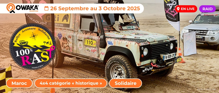 Rallye Aventure Solidarité en direct sur Owaka Live !
