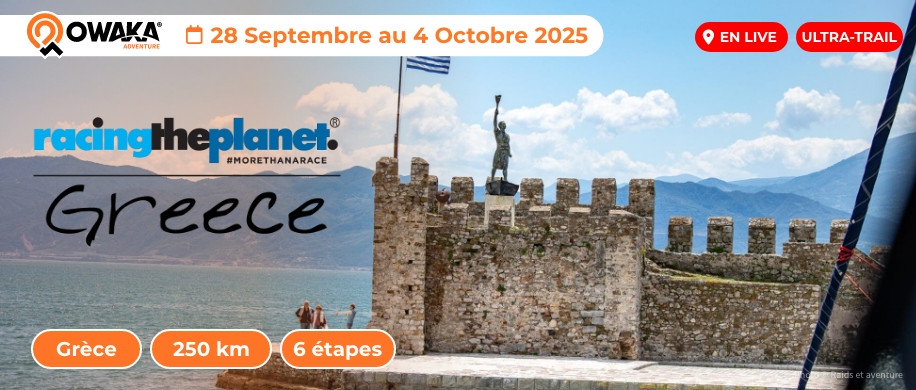 Le Greece Racing the Planet est en direct sur Owaka Live !