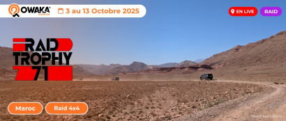 Suivez le Raid Trophy 71 au Maroc en direct sur Owaka !
