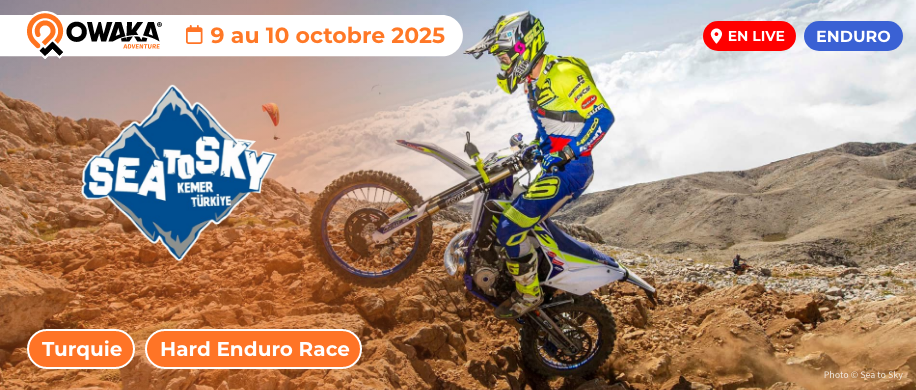 Top départ du Hard Enduro Sea To Sky 2025 à regarder en live sur Owaka !