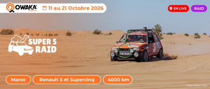 Suivez en direct le Super 5 Raid sur Owaka Live !